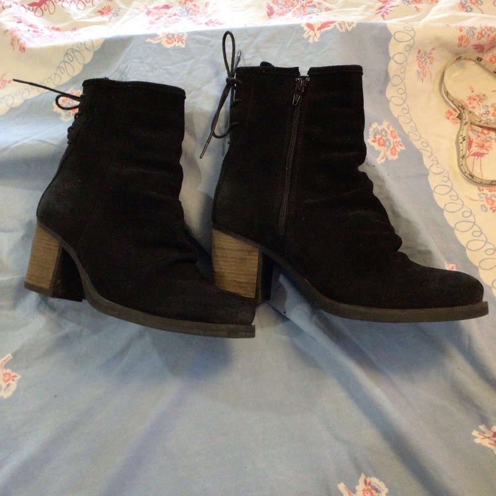Bos & Co. Black suede boots "Barlow"